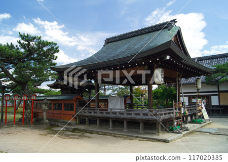 滋賀縣近江八景中歷史悠久的名勝唐崎神社 117020385