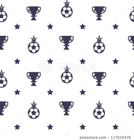 Trophy Soccer Ball Star Pattern 117020476