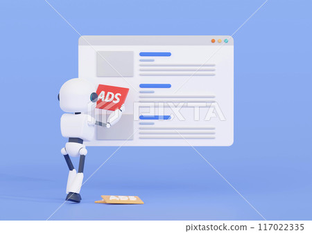 3DCG | AI-based advertising creative and automated web ad delivery 3DCG | AI-based advertising creative and automated web ad delivery 117022335