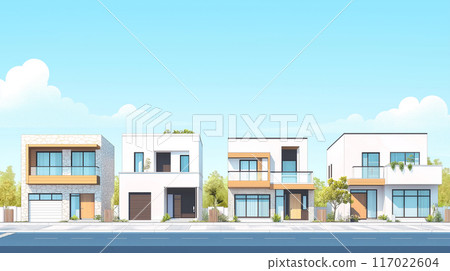 Image of new residential area 117022604