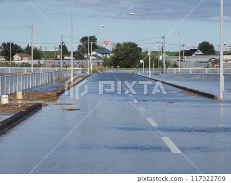 Submerged road Submerged road 117022709
