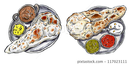 馕和咖哩套餐 馕和咖哩套餐 117023111