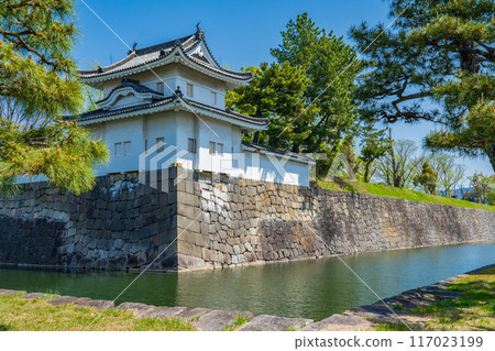 Southwest corner tower of Nijo Castle, Kyoto City 117023199