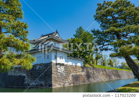 Southwest corner tower of Nijo Castle, Kyoto City 117023200