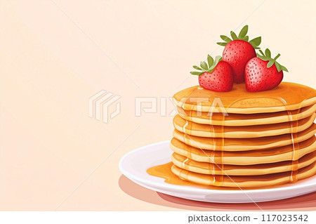 時尚煎餅插畫“AI生成圖像” 117023542