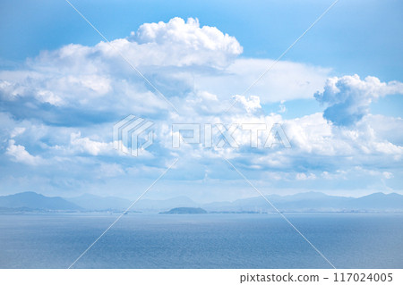 A clear day's view from the westernmost point of Honshu A clear day's view from the westernmost point of Honshu 117024005