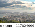 View of Shimonoseki cityscape from Mt. Volcano 117024009
