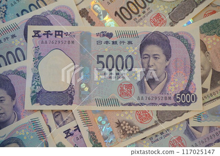 新紙幣 紙幣 10,000 日圓、5,000 日圓、1,000 日圓 新紙幣 紙幣 10,000 日圓、5,000 日圓、1,000 日圓 117025147