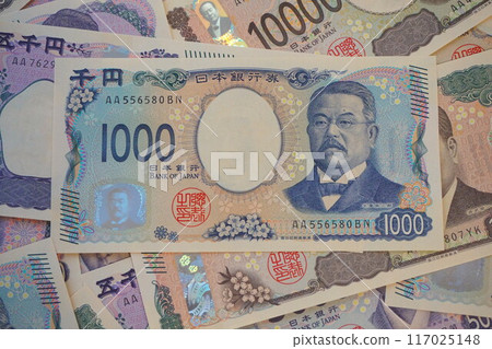 New banknotes: 10,000 yen, 5,000 yen, 1,000 yen New banknotes: 10,000 yen, 5,000 yen, 1,000 yen 117025148