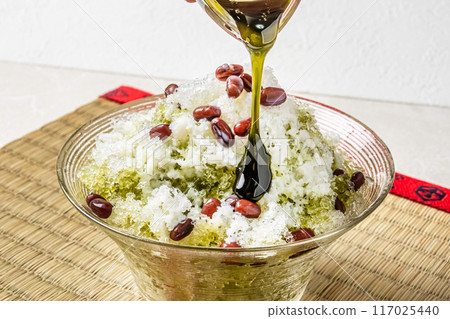 Japanese style shaved ice Japanese style shaved ice 117025440
