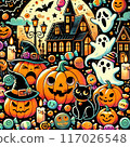 Halloween Background Chic Halloween 117026548