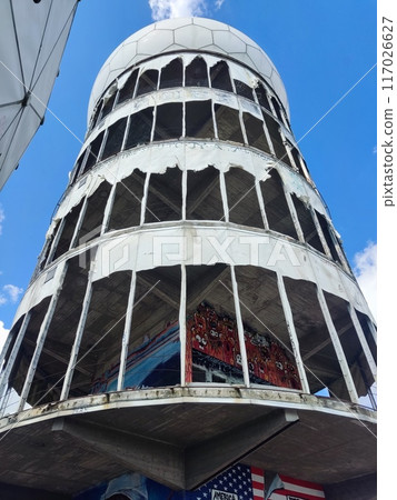 Former US listening station on the top of the Teufelsberg hill in the Grunewald locality of former West Berlin, Germany Former US listening station on the top of the Teufelsberg hill in the Grunewald locality of former West Berlin, Germany 117026627