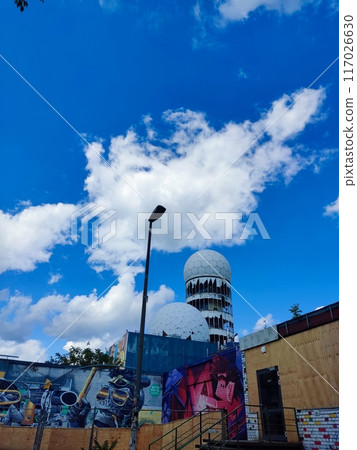 Former US listening station on the top of the Teufelsberg hill in the Grunewald locality of former West Berlin, Germany Former US listening station on the top of the Teufelsberg hill in the Grunewald locality of former West Berlin, Germany 117026630