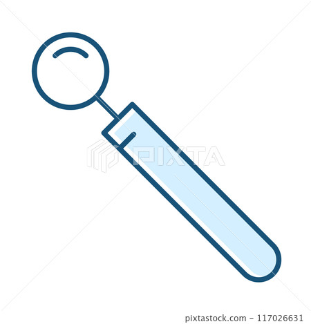 Dental mirror icon vector isolated Dental mirror icon vector isolated 117026631