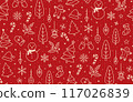 Christmas backgrounds, seamless pattern, christmas wrapping paper concept 117026839
