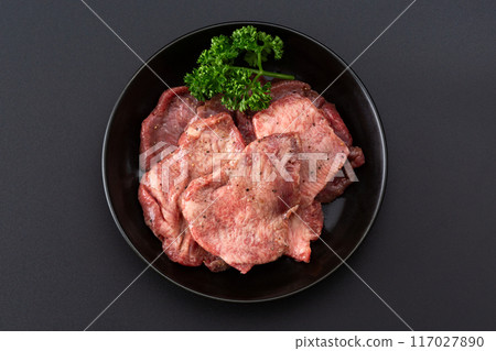 Beef tongue and salted tongue Beef tongue and salted tongue 117027890