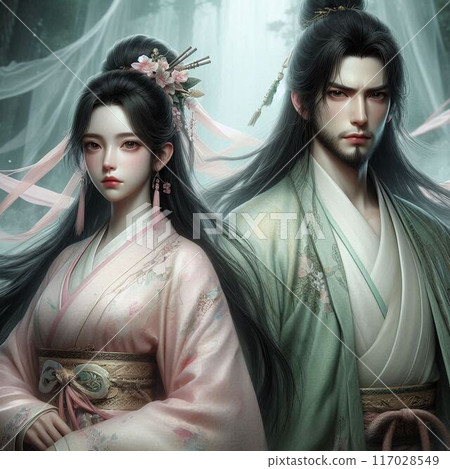 Izanagi no Mikoto and Izanami no Mikoto 117028549