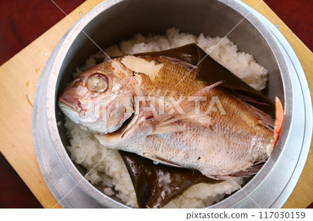 Sea bream rice, Ehime 117030159