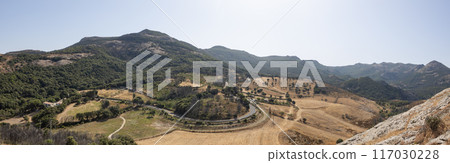 Panoramic View from Casteddu Etzu Castle 117030228