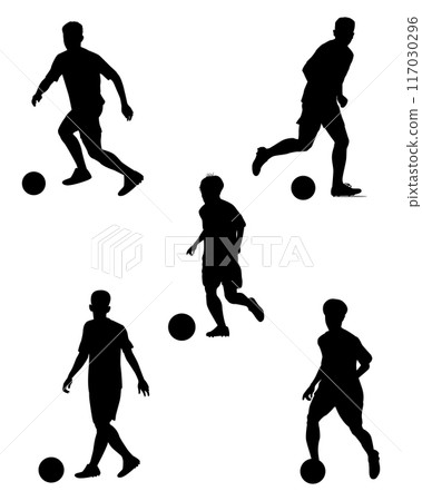 isolated Football player on white background vector design isolated Football player on white background vector design 117030296