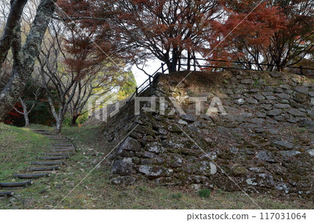 紅葉與城跡(愛知縣豐田市市馬城關) 紅葉與城跡(愛知縣豐田市市馬城關) 117031064