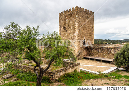 Mertola Castle in Alentejo, Portugal was one of the most impregnable fortresses in the Occidental Iberia. Mertola Castle in Alentejo, Portugal was one of the most impregnable fortresses in the Occidental Iberia. 117033058