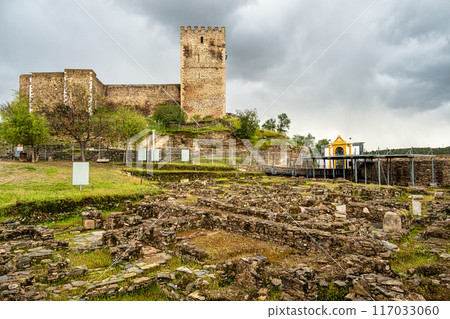 Mertola Castle in Alentejo, Portugal was one of the most impregnable fortresses in the Occidental Iberia. Mertola Castle in Alentejo, Portugal was one of the most impregnable fortresses in the Occidental Iberia. 117033060