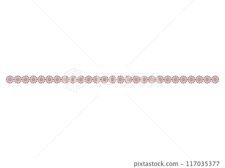 Red flower lace line Red flower lace line 117035377