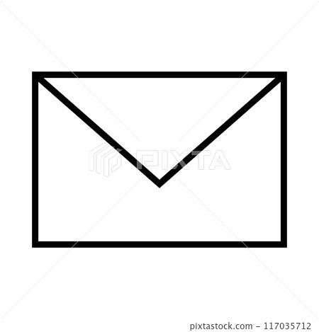 Simple email icon 117035712