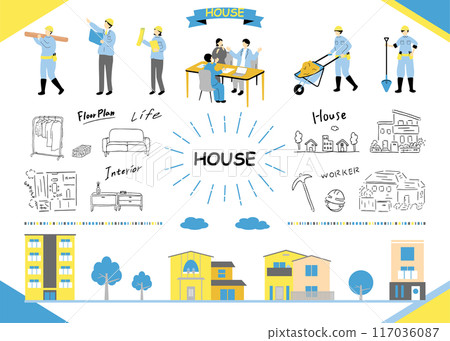 My Home Illustration Collection 117036087