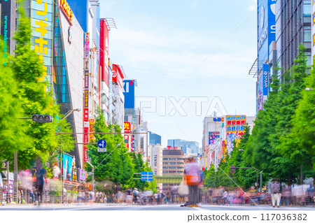 Akihabara, Tokyo: Pedestrian mall 117036382