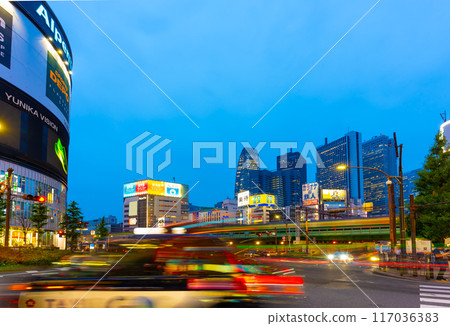 Tokyo Shinjuku night view 2024 117036383