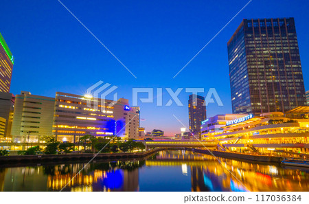 Yokohama night view, Yokohama Station East Exit 117036384