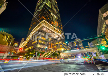 東京夜景/虎之門Hills車站塔 117036388