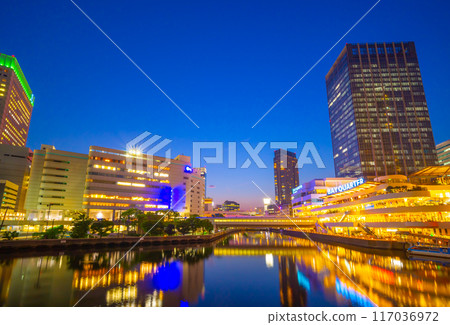 橫濱夜景/橫濱站東口 117036972