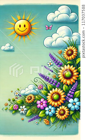 Summer flowers Summer flowers 117037588