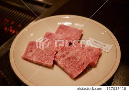 Tender and sweet Hida beef rib Tender and sweet Hida beef rib 117038426