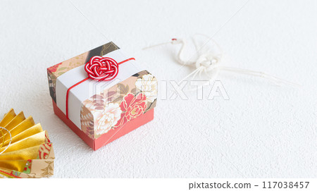 婚禮禮物日式禮物形像素材 婚禮禮物日式禮物形像素材 117038457