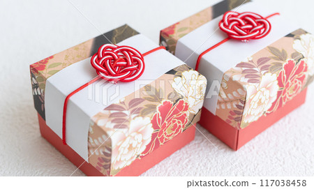 婚禮禮物日式禮物形像素材 婚禮禮物日式禮物形像素材 117038458