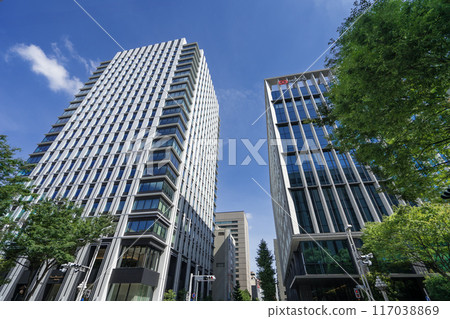 名古屋市中區錦2丁目 伏見廣小路通 廣小路本町十字路口 廣小路十字塔 三菱日聯銀行名古屋大廈 117038869