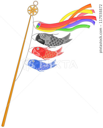 Japanese Koinobori carp streamer  117038872