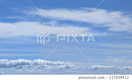 Blue sky sky background material Blue sky sky background material 117039412