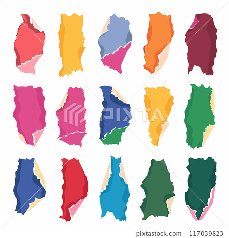 Collection colorful map silhouettes, geographical shapes isolated white background. Modern cartography, territorial borders, country outlines educational graphics. Diverse shades, map cutouts Collection colorful map silhouettes, geographical shapes isolated white background. Modern cartography, territorial borders, country outlines educational graphics. Diverse shades, map cutouts 117039823