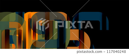 Lines, abstract letter style design background. Geometric vector Illustration For Wallpaper, Banner, Background, Card, Book Illustration, landing page Lines, abstract letter style design background. Geometric vector Illustration For Wallpaper, Banner, Background, Card, Book Illustration, landing page 117040248