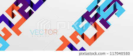 Color bend lines with shadow texture effect. Vector Illustration For Wallpaper, Banner, Background, Card, Book Illustration, landing page Color bend lines with shadow texture effect. Vector Illustration For Wallpaper, Banner, Background, Card, Book Illustration, landing page 117040580
