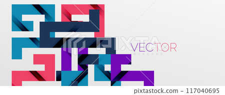 Color bend lines with shadow texture effect. Vector Illustration For Wallpaper, Banner, Background, Card, Book Illustration, landing page Color bend lines with shadow texture effect. Vector Illustration For Wallpaper, Banner, Background, Card, Book Illustration, landing page 117040695