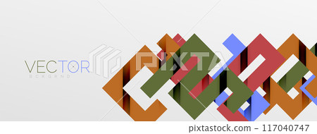Color bend lines with shadow texture effect. Vector Illustration For Wallpaper, Banner, Background, Card, Book Illustration, landing page Color bend lines with shadow texture effect. Vector Illustration For Wallpaper, Banner, Background, Card, Book Illustration, landing page 117040747