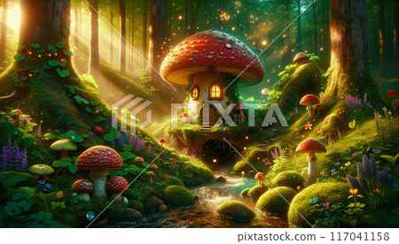 Mushroom forest 117041158