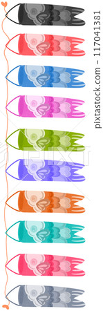 Japanese Koinobori carp streamer  117041381