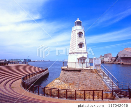 Former Sakai Lighthouse: "Nationally designated historic site" "One of the oldest existing wooden Western-style lighthouses in Japan" Former Sakai Lighthouse: "Nationally designated historic site" "One of the oldest existing wooden Western-style lighthouses in Japan" 117042056